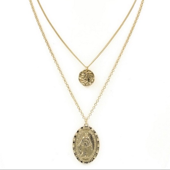 50% CLEARANCE 🎄Layered Pendant Necklace - Picture 7 of 8